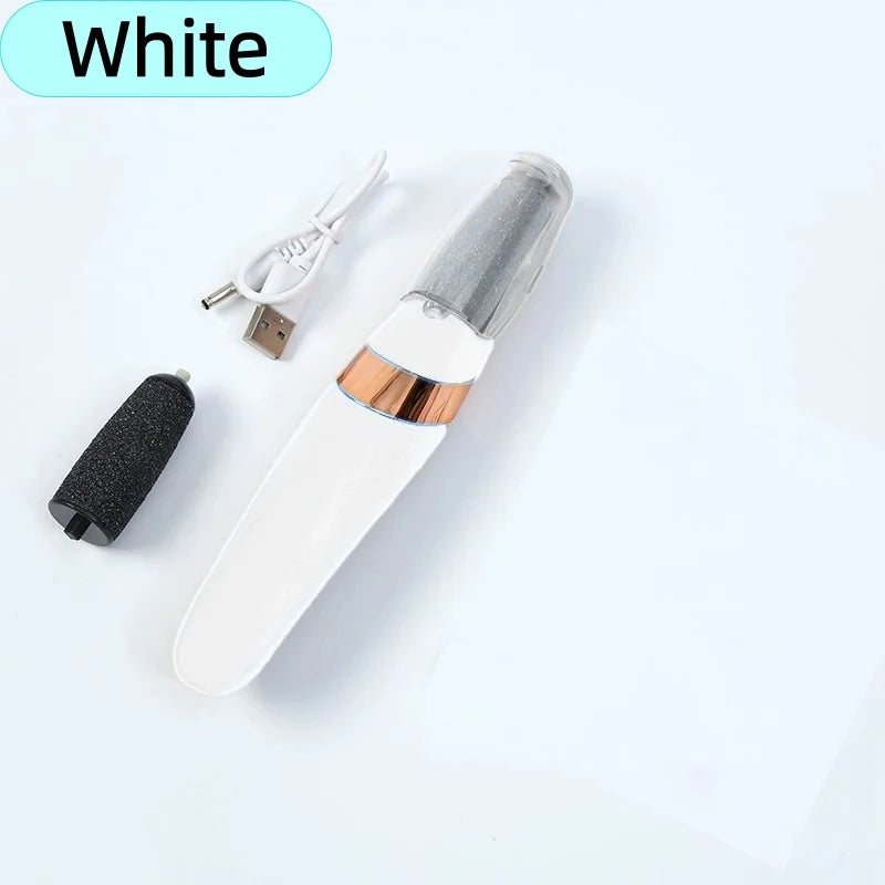 Portable Electric Foot Grinder USB Rechargeable Adjustable Speed Pedicure Tool Dead Skin Callus Remover for Foot Care