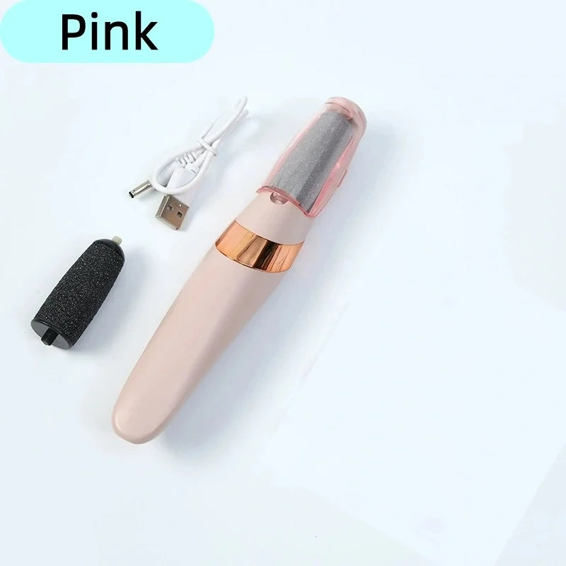 Portable Electric Foot Grinder USB Rechargeable Adjustable Speed Pedicure Tool Dead Skin Callus Remover for Foot Care