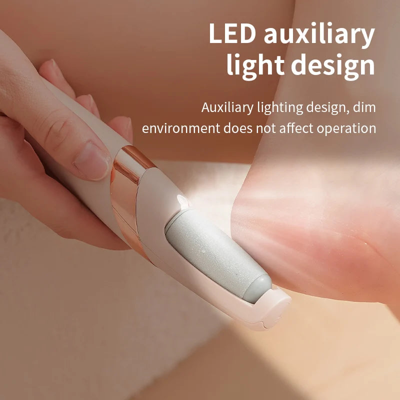 Portable Electric Foot Grinder USB Rechargeable Adjustable Speed Pedicure Tool Dead Skin Callus Remover for Foot Care