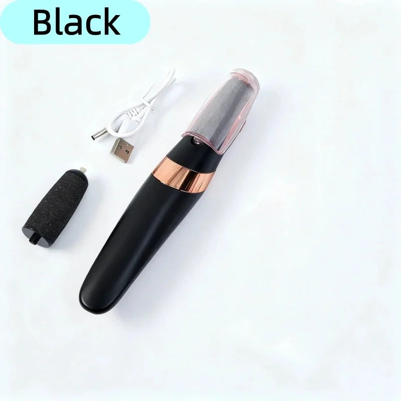 Portable Electric Foot Grinder USB Rechargeable Adjustable Speed Pedicure Tool Dead Skin Callus Remover for Foot Care