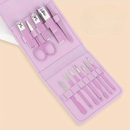 12Pcs/Set Nail Clipper Convenient Beauty Tool Clipper Manicure Nail Trimmer Pedicure Knife Ear Peeling Knife Nail Manicure